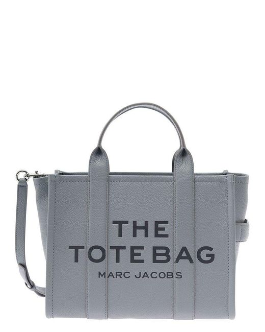 Marc Jacobs Blue 'The Medium Tote Bag' Shoulder Bag With Logo