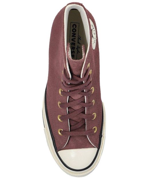 Converse Purple Classic High-Top Lace-Up Sneakers