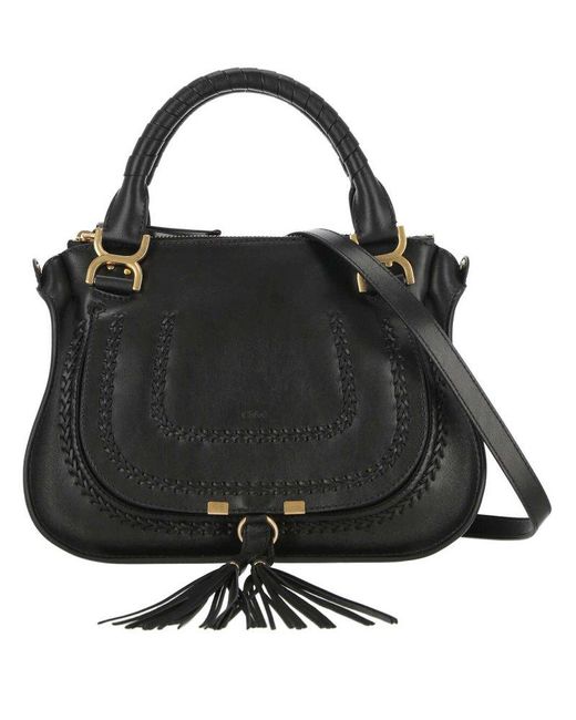 Chloé Black Marcie Shoulder Bag