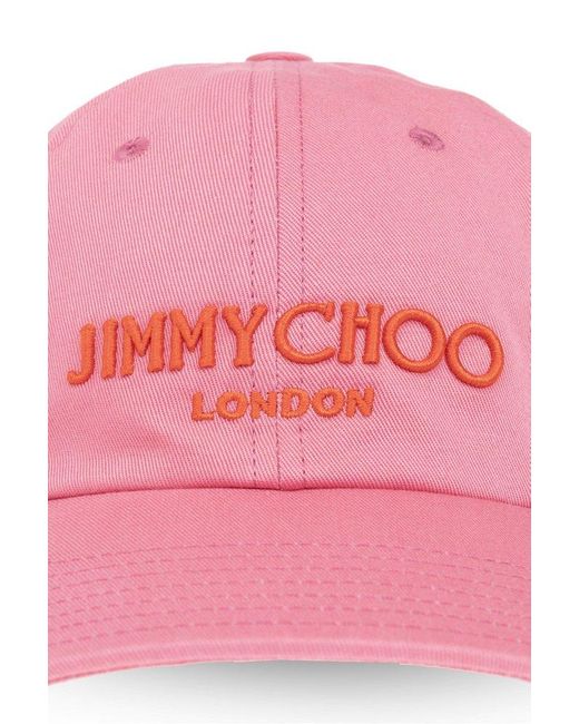 Jimmy Choo Pink Cap With A Visor