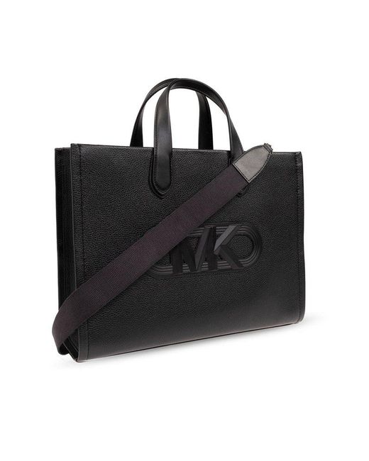 MICHAEL Michael Kors Black 'gigi' Shopper Bag,