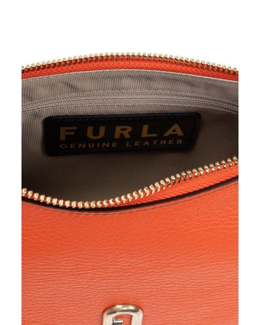 Furla Orange ‘Primula Mini’ Shoulder Bag