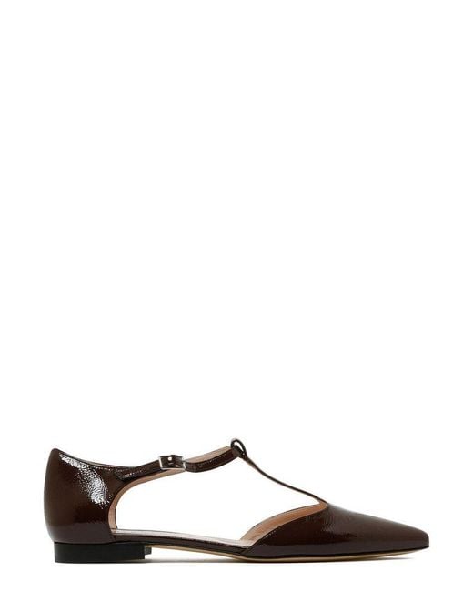 P.A.R.O.S.H. Black Pointed-Toe Shoes