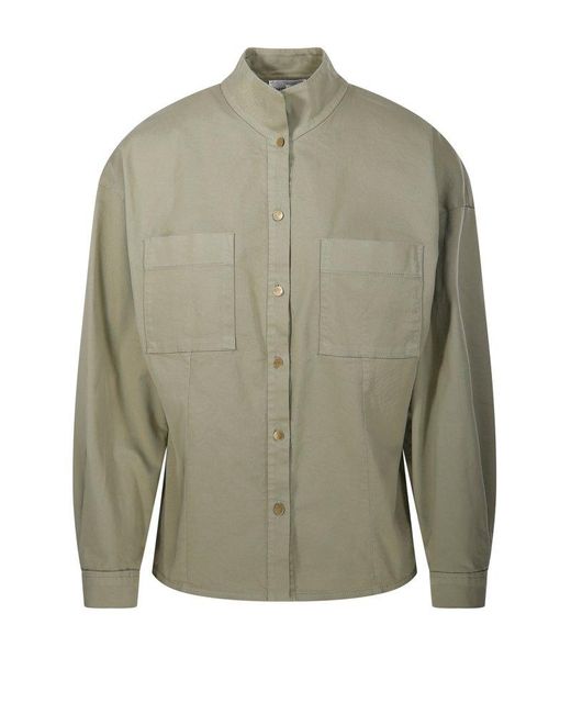 Forte Forte Green Collar Shirt