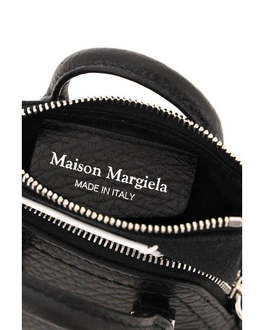 Maison Margiela Numbers-Patch Zipped Mini Shoulder Bag in Maison Margiela Numbers-Patch Zipped Mini Shoulder Bag in