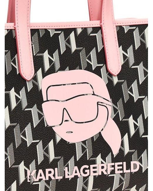 Karl Lagerfeld Black K/ikonik Tote Bag