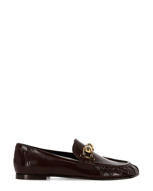 Chloé Brown Miles Loafers