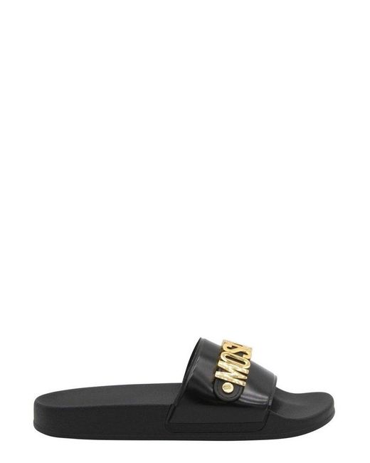 Moschino sliders mens sale