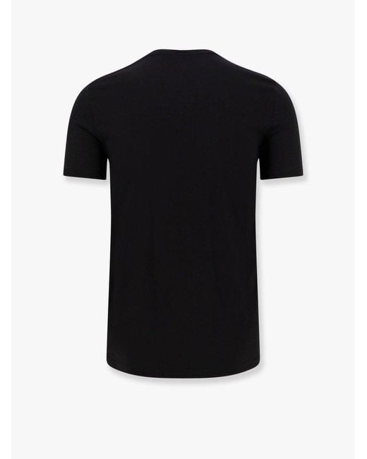 Kiton Black Ciro Paone Pocket T-shirt for men