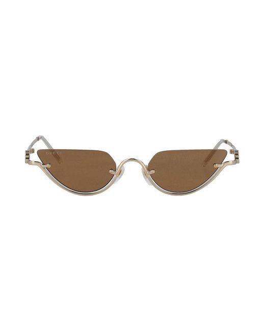 Gucci Natural Cat Eye Frame Sunglasses