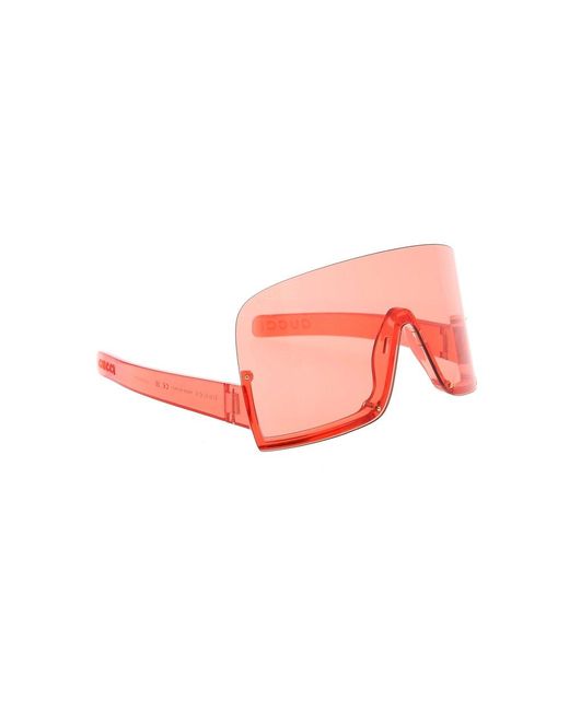 Gucci Pink Oversized Frame Sunglasses