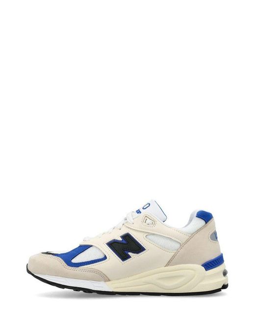 New Balance White Logo Patch Low-top Sneakers