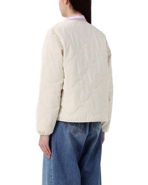 Save The Duck Blue Loop Buttoned Jacket