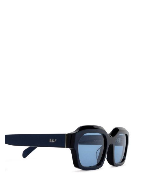 Retrosuperfuture Blue Boletus Rectangle Frame Sunglasses