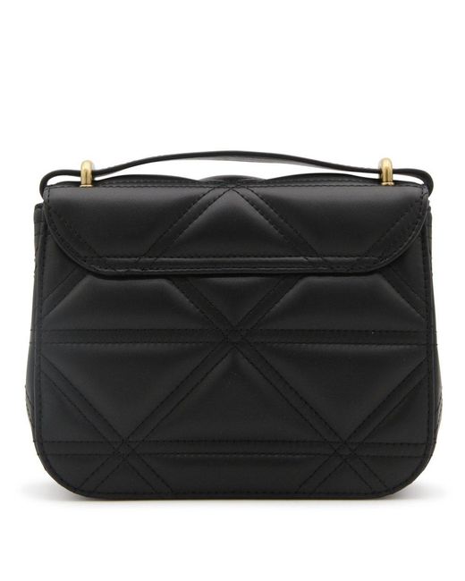 Vivienne Westwood Black Leather Linda Crossbody Bag