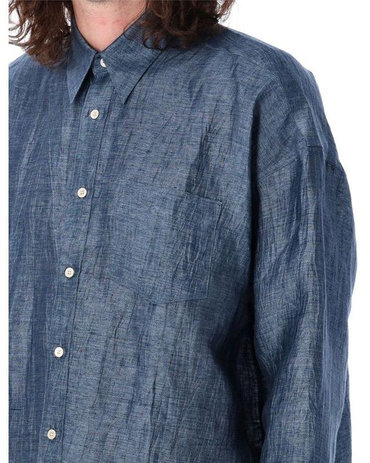 sunflower Blue Stable Button-Down Shirt for men