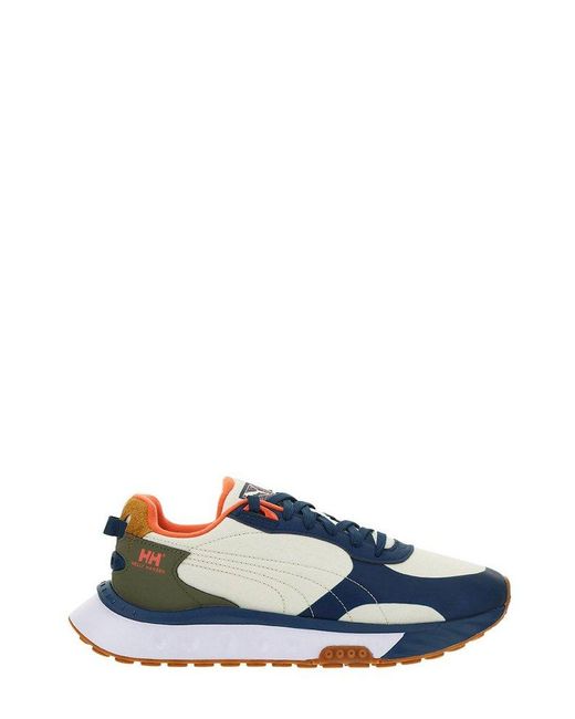 puma future rider orange laces