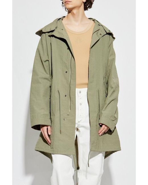 Givenchy Green Monogram 72 Hooded Parka for men