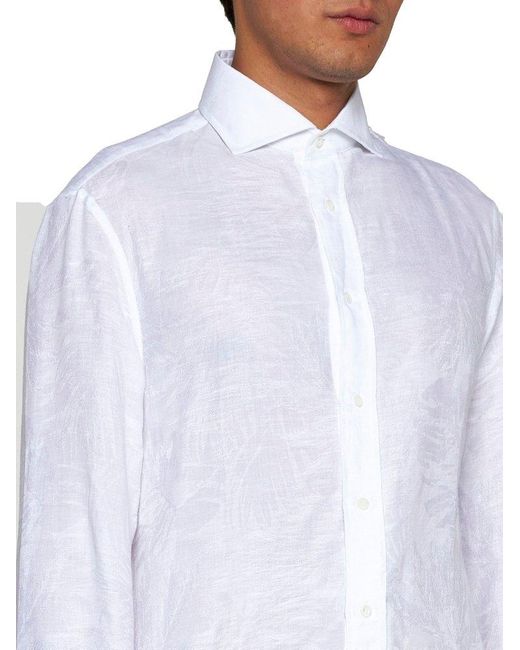 Brunello Cucinelli White Shirts for men