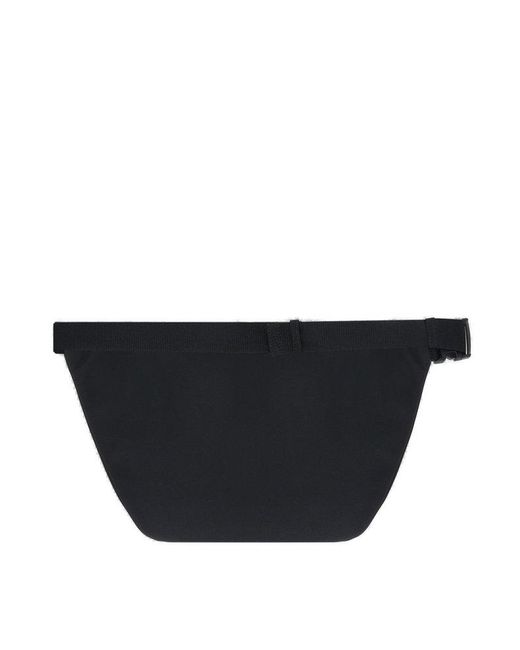 Balenciaga Black Logo Patch Belt Bag for men