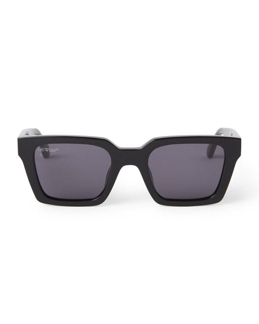 Off-White c/o Virgil Abloh Gray Palermo Square Frame Sunglasses for men