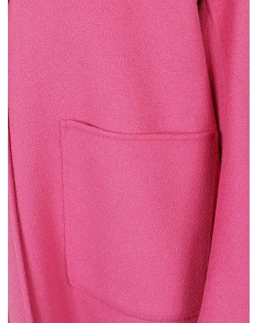 Weekend by Maxmara Pink Relaxed Fit Buttoned Jacket