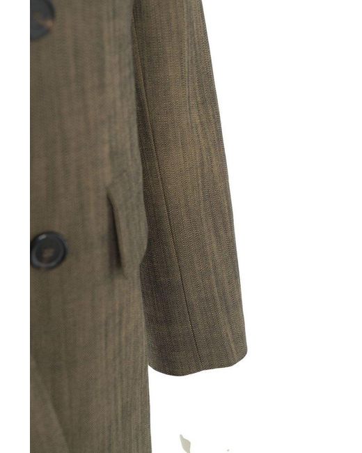 Pinko Green Buttoned Blazer Jacket