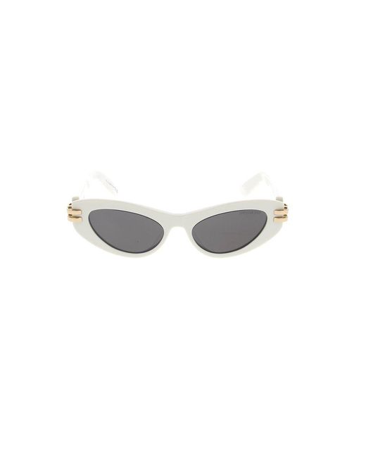 Dior Gray Butterfly Frame Sunglasses