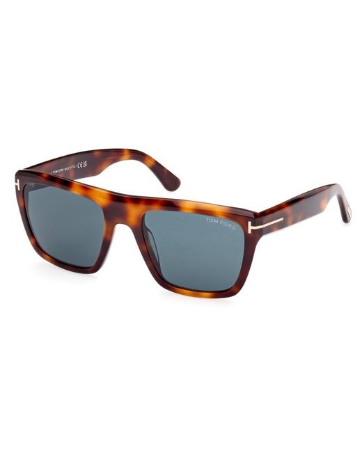 Tom Ford Black Alberto Square Frame Sunglasses for men