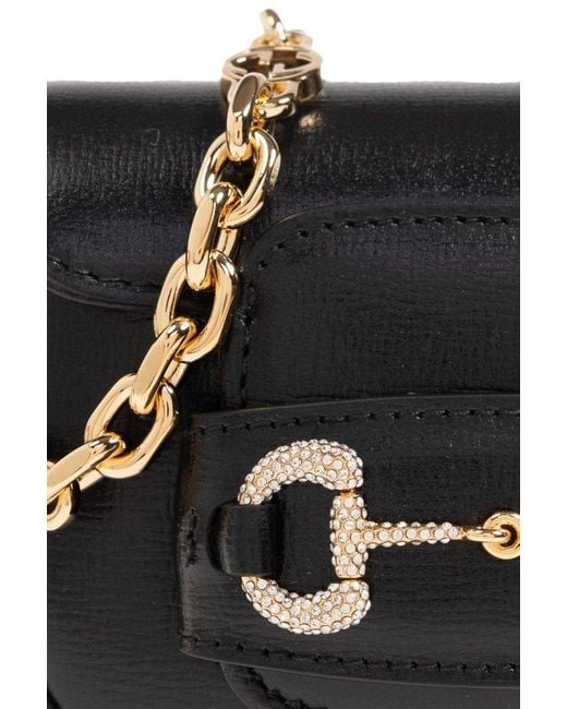 Gucci Black 'horsebit 1955' Belt Bag,