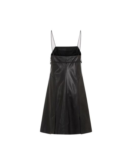 Givenchy Black Voyou Leather Mini Dress