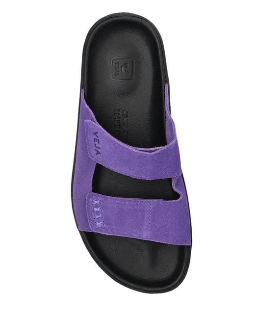 Veja Purple Etna Touch Strap Slides