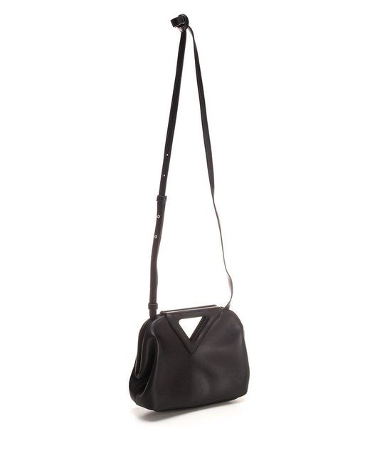 Bottega Veneta Black Small Point Top Handle Bag