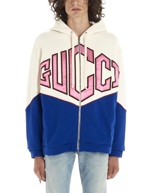 gucci printed hoodie