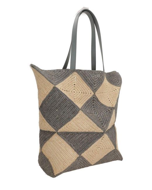 Loewe Multicolor Xl Puzzle Fold Tote Bag for men