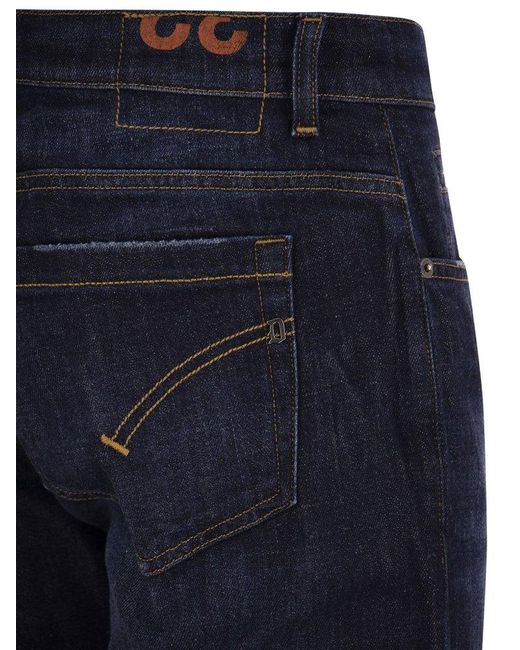 Dondup Blue George Five Pocket Jeans for men