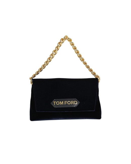 Tom Ford Blue Velvet Label Mini Chain Bag