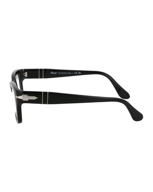 Persol Brown Rectangular Frame Glasses for men