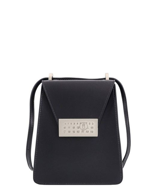 【MM6】Logo Buckle Backpack MM6 by Maison Martin Margiela Backpack With Logo Patch in