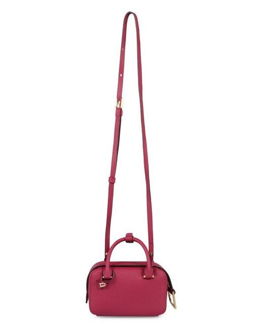 Delvaux Purple Cool Box Nano Tote