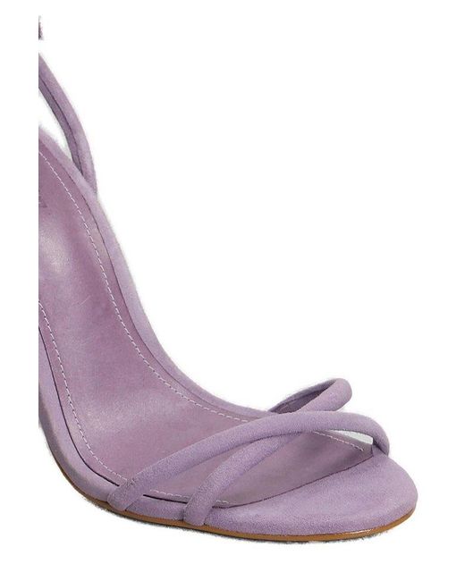 SCHUTZ SHOES Purple Slingback Sandals