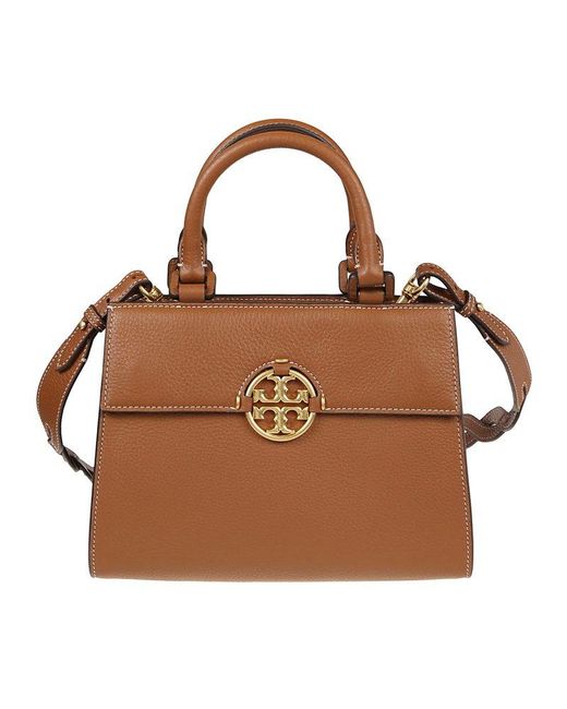 Tory Burch Miller Top Handle Bag in Brown Lyst