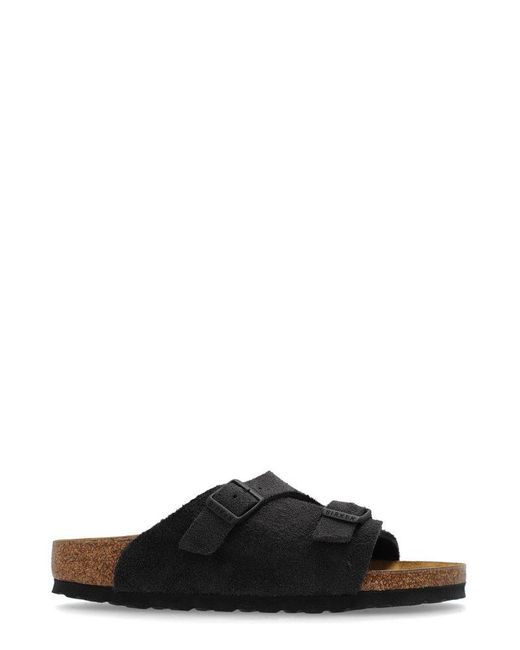 Birkenstock Black Classic Two-Strap Sandals