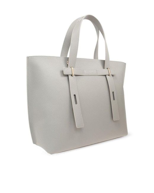 Furla Gray 'giove Medium' Shopper Bag,
