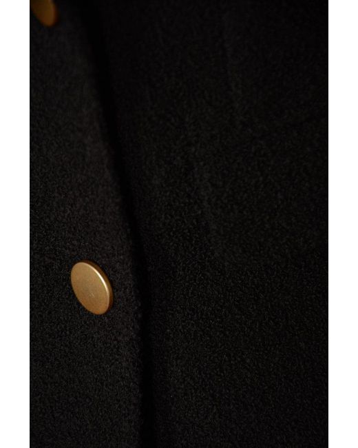 Tagliatore Black Double-Breasted Tailored Blazer
