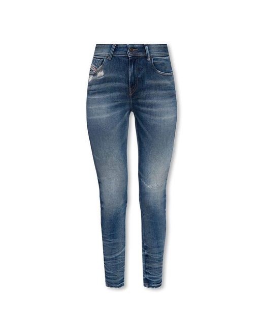 DIESEL Blue ‘2017 Slandy L.32’ Jeans