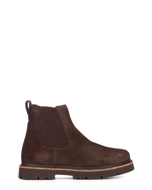 Birkenstock Brown Highwood Round-Toe Ankle Boots