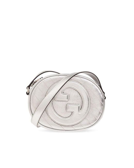Gucci Metallic 'blondie Mini' Shoulder Bag
