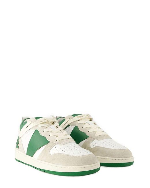 Rhude Green Rhecess Low-Top Sneakers for men