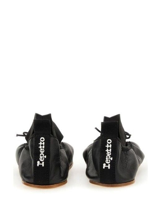 Repetto Black Gianna Ballerina Flats
